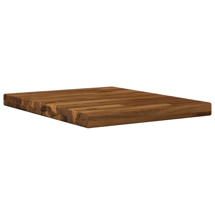 Blat de masă dreptunghiular 90 x 50 x 3,5 cm Pătrat natural WALTI