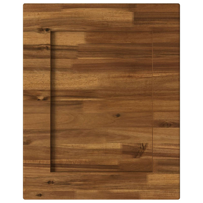 Blat de masă dreptunghiular 90 x 50 x 3,5 cm Pătrat natural WALTI