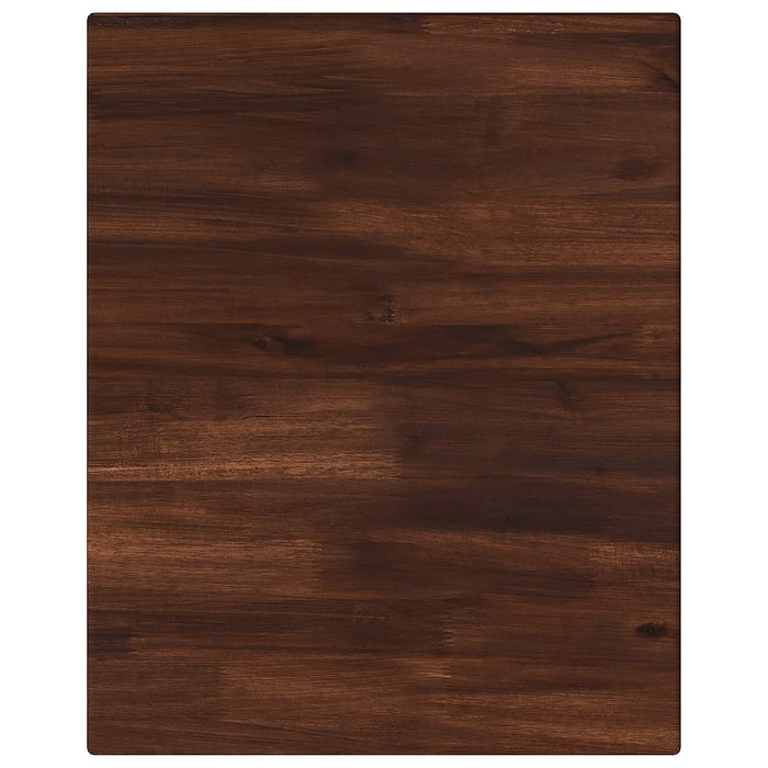 Blat de masă dreptunghiular 50 x 50 x 3,5 cm Pătrat Maro închis - WALTI WALTI