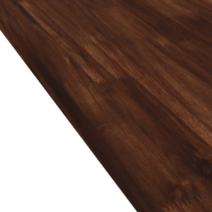 Blat de masă dreptunghiular 70 x 70 x 3,5 cm Pătrat Maro închis WALTI