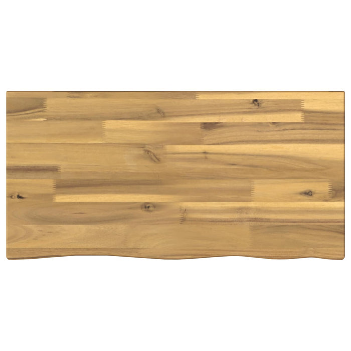 Blat de masă dreptunghiular 90 x 50 x 3,5 cm Dreptunghiular Alb - WALTI WALTI