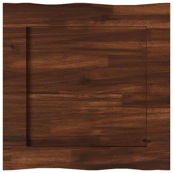 Blat de masă dreptunghiular 40 x 40 x 3,5 cm Pătrat Maro închis WALTI