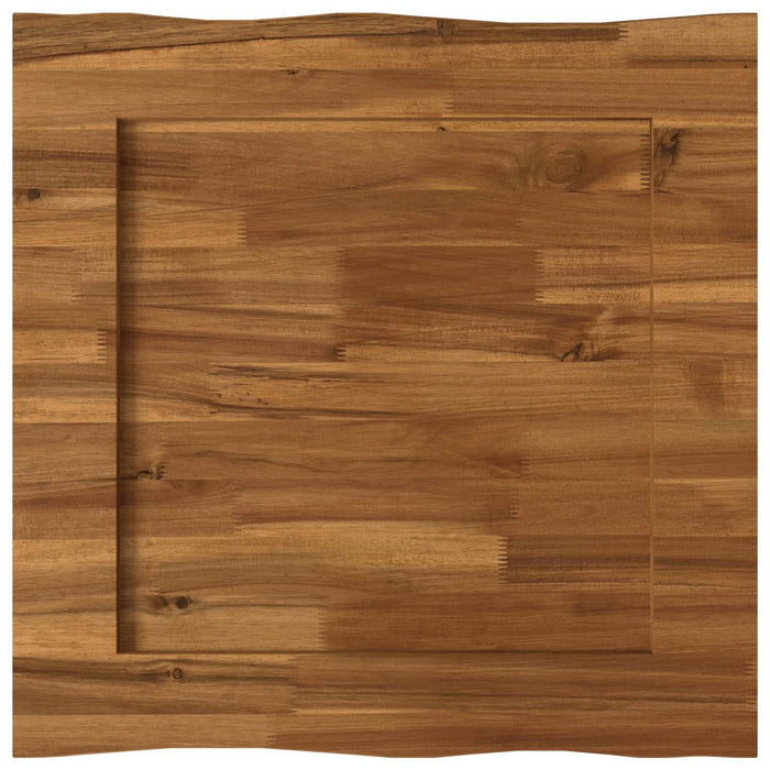 Blat de masă dreptunghiular 40 x 40 x 3,5 cm Pătrat natural WALTI