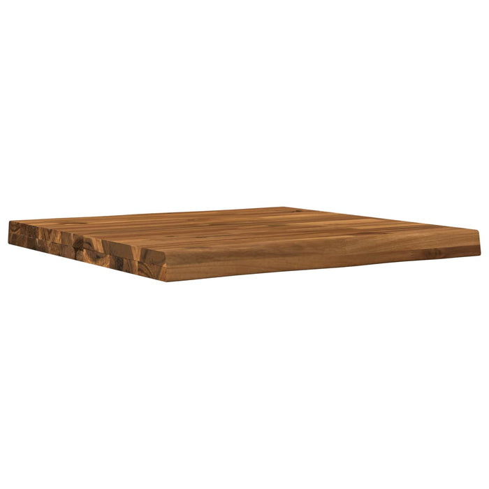 Blat de masă dreptunghiular 50 x 50 x 3,5 cm Pătrat natural WALTI