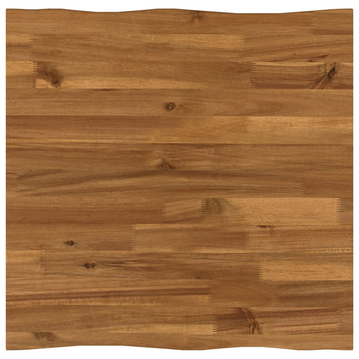 Blat de masă dreptunghiular 60 x 60 x 3,5 cm Pătrat natural WALTI