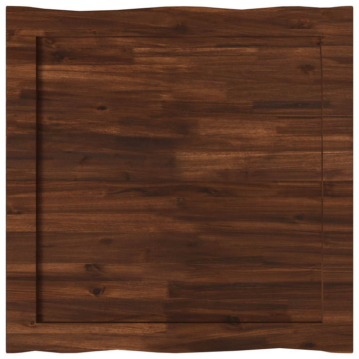 Blat de masă dreptunghiular 90 x 90 x 3,5 cm Pătrat Maro închis WALTI