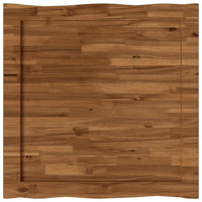 Blat de masă dreptunghiular 90 x 90 x 3,5 cm Pătrat natural WALTI