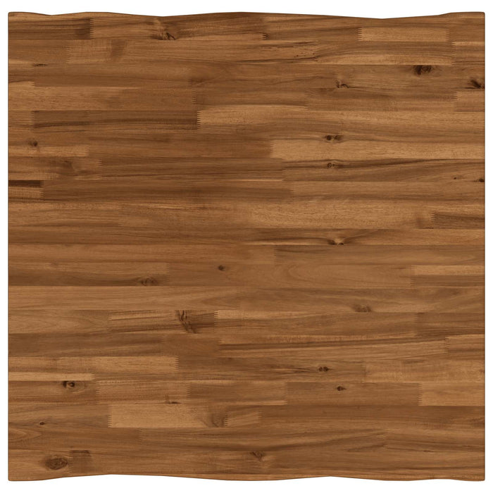 Blat de masă dreptunghiular 90 x 90 x 3,5 cm Pătrat natural WALTI