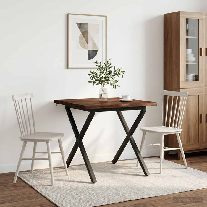 Masa de dining cu margine vie 70 x 70 x 75 cm - WALTI WALTI