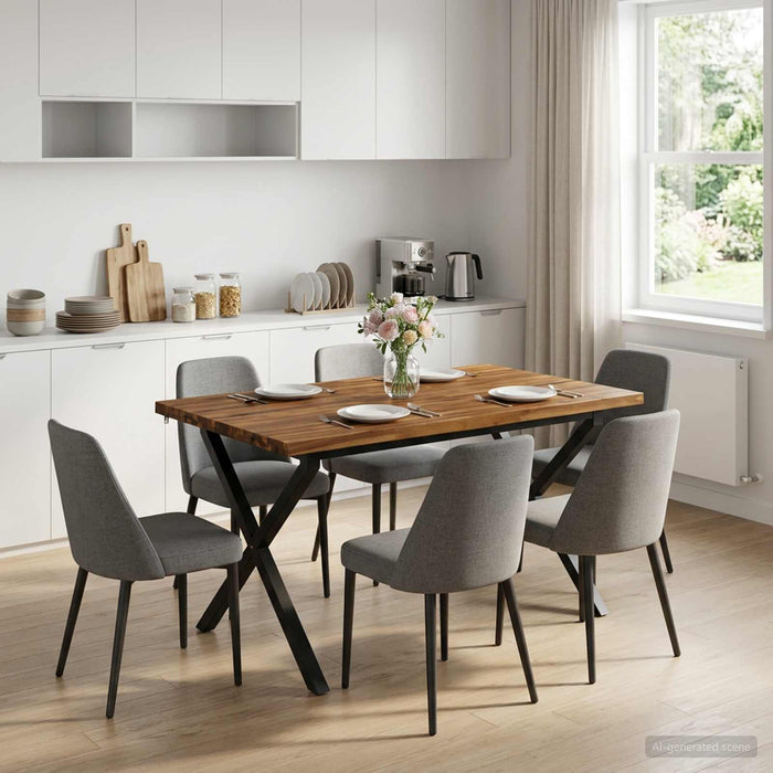 Masa de dining cu margine vie 90 x 55 x 75 cm - WALTI WALTI