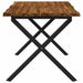 Masa de dining cu margine vie 90 x 55 x 75 cm - WALTI WALTI
