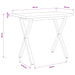 Masa de dining cu margine vie 90 x 55 x 75 cm - WALTI WALTI
