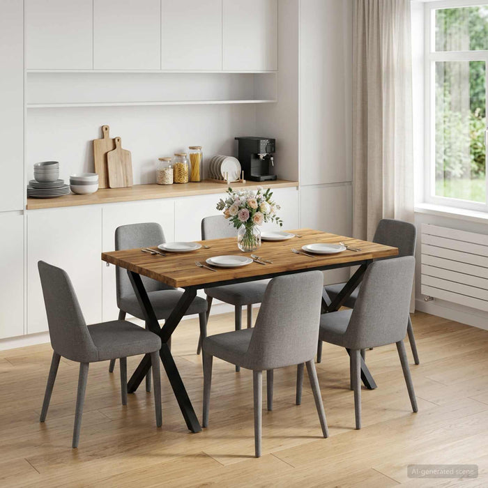 Masa de dining cu margine vie 90 x 55 x 75 cm - WALTI WALTI