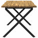 Masa de dining cu margine vie 90 x 55 x 75 cm - WALTI WALTI