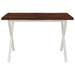 Masa de dining cu margine vie 110 x 55 x 75 cm - WALTI WALTI