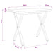 Masa de dining cu margine vie 110 x 55 x 75 cm - WALTI WALTI