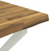 Masa de dining cu margine vie 80 x 80 x 75 cm - WALTI WALTI