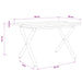 Masa de dining cu margine vie 90 x 90 x 75 cm - WALTI WALTI
