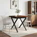 Masă de dining pătrată 70 x 70 x 75 cm Lemn Solid de Acacia - WALTI WALTI