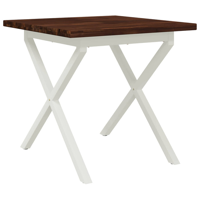 Masă de dining pătrată 60 x 55 x 75 cm Lemn Solid de Acacia - WALTI WALTI