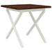 Masă de dining pătrată 60 x 55 x 75 cm Lemn Solid de Acacia - WALTI WALTI