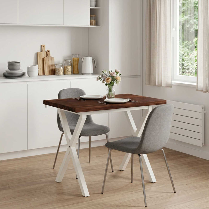 Masă de dining pătrată 110 x 55 x 75 cm Lemn Solid de Acacia - WALTI WALTI