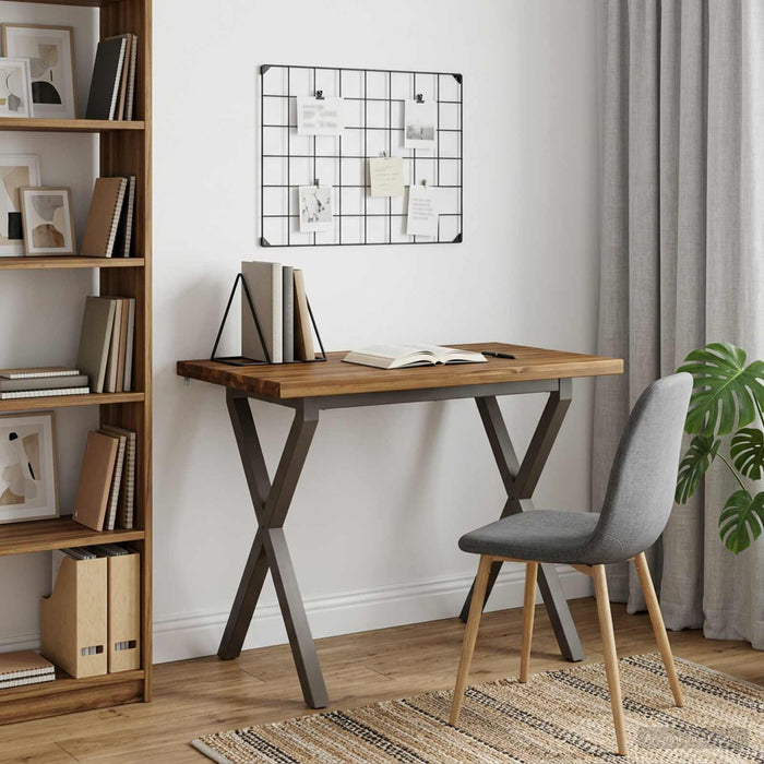 Masă de dining pătrată 110 x 55 x 75 cm Lemn Solid de Acacia - WALTI WALTI