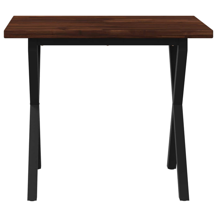 Masă de dining pătrată 110 x 55 x 75 cm Lemn Solid de Acacia - WALTI WALTI