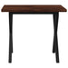 Masă de dining pătrată 110 x 55 x 75 cm Lemn Solid de Acacia - WALTI WALTI