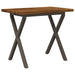 Masă de dining pătrată 110 x 55 x 75 cm Lemn Solid de Acacia - WALTI WALTI