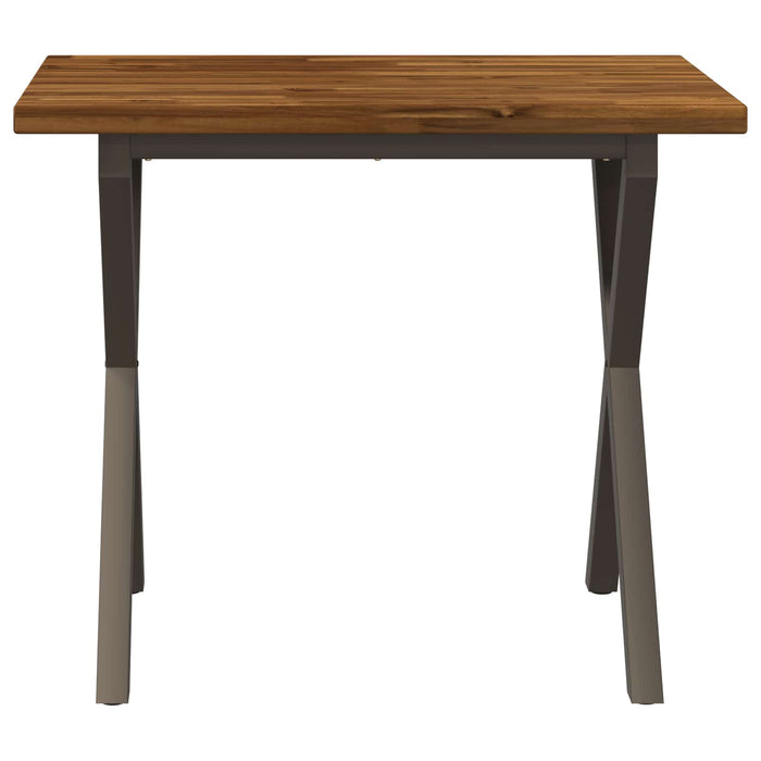 Masă de dining pătrată 110 x 55 x 75 cm Lemn Solid de Acacia - WALTI WALTI