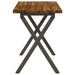 Masă de dining pătrată 110 x 55 x 75 cm Lemn Solid de Acacia - WALTI WALTI