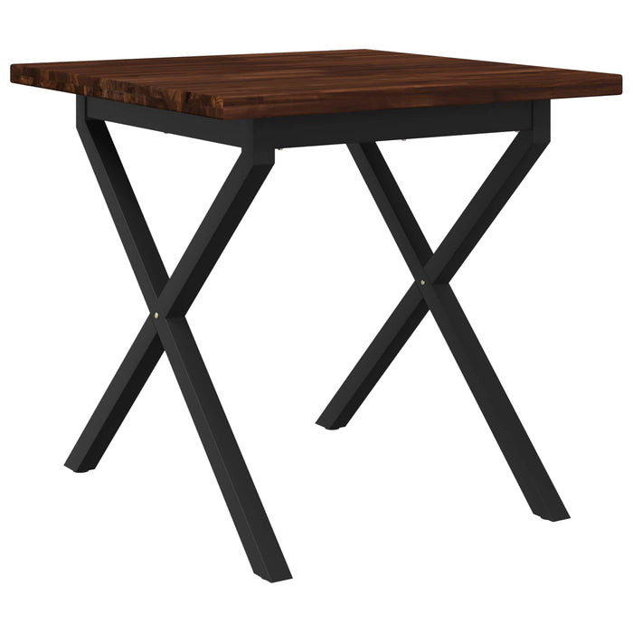 Masă de dining pătrată 70 x 70 x 75 cm Lemn Solid de Acacia - WALTI WALTI