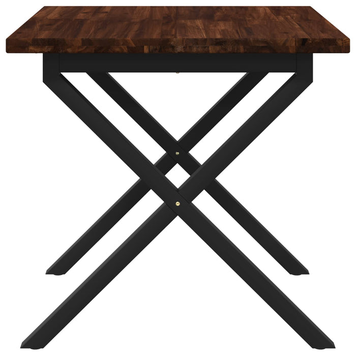 Masă de dining pătrată 70 x 70 x 75 cm Lemn Solid de Acacia - WALTI WALTI