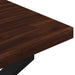Masă de dining pătrată 120 x 70 x 75 cm Lemn Solid de Acacia - WALTI WALTI