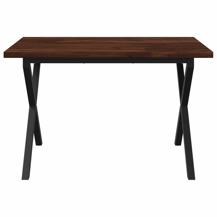 Masă de dining pătrată 120 x 70 x 75 cm Lemn Solid de Acacia - WALTI WALTI