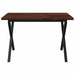 Masă de dining pătrată 120 x 70 x 75 cm Lemn Solid de Acacia - WALTI WALTI