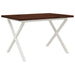 Masă de dining pătrată 120 x 70 x 75 cm Lemn Solid de Acacia - WALTI WALTI