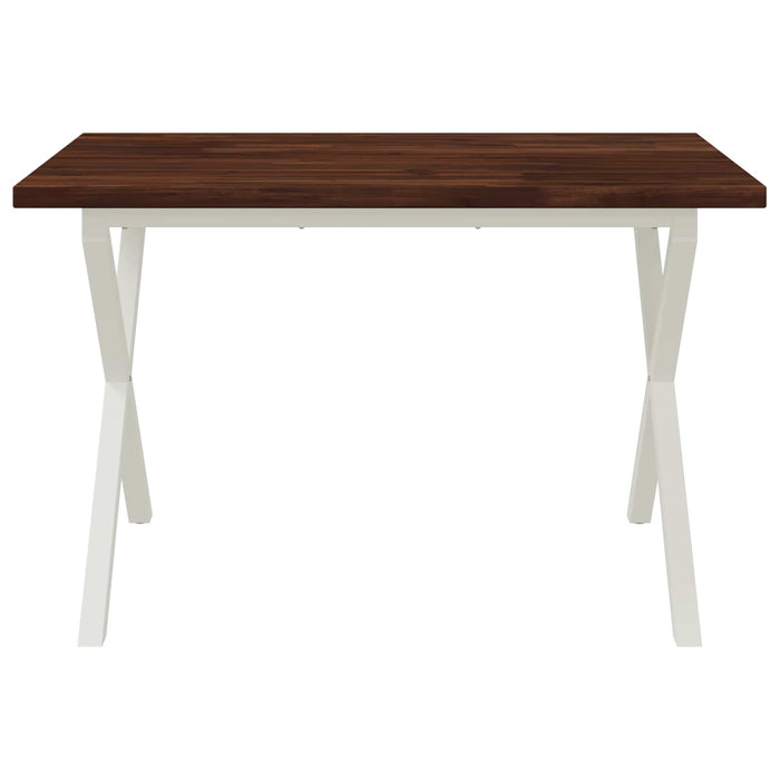 Masă de dining pătrată 120 x 70 x 75 cm Lemn Solid de Acacia - WALTI WALTI