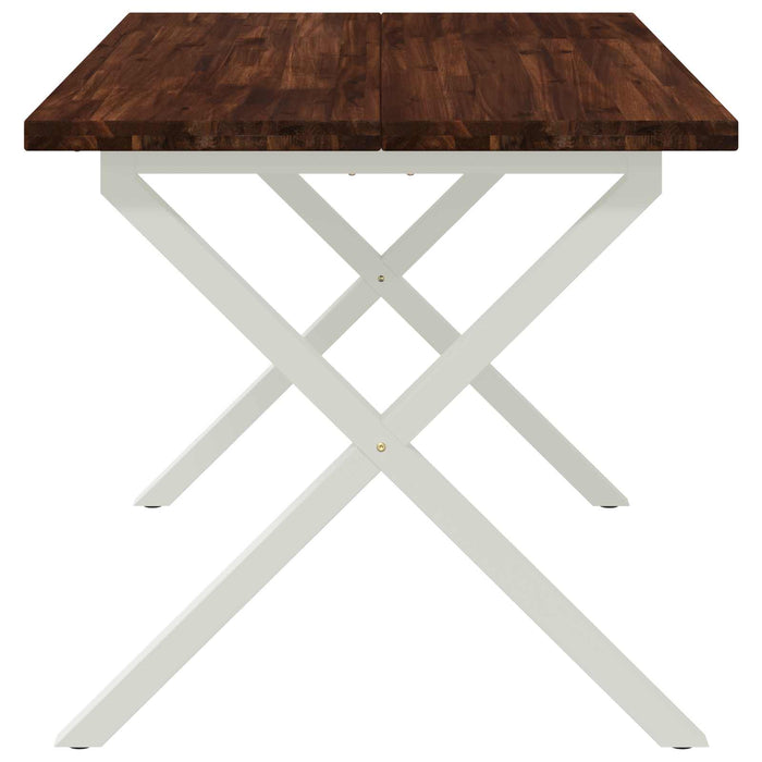 Masă de dining pătrată 120 x 70 x 75 cm Lemn Solid de Acacia - WALTI WALTI