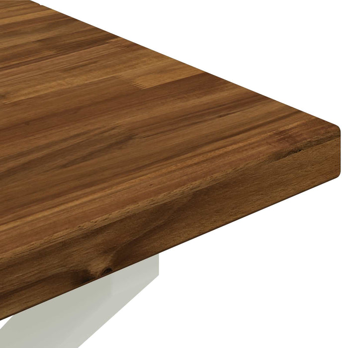 Masă de dining pătrată 120 x 70 x 75 cm Lemn Solid de Acacia - WALTI WALTI