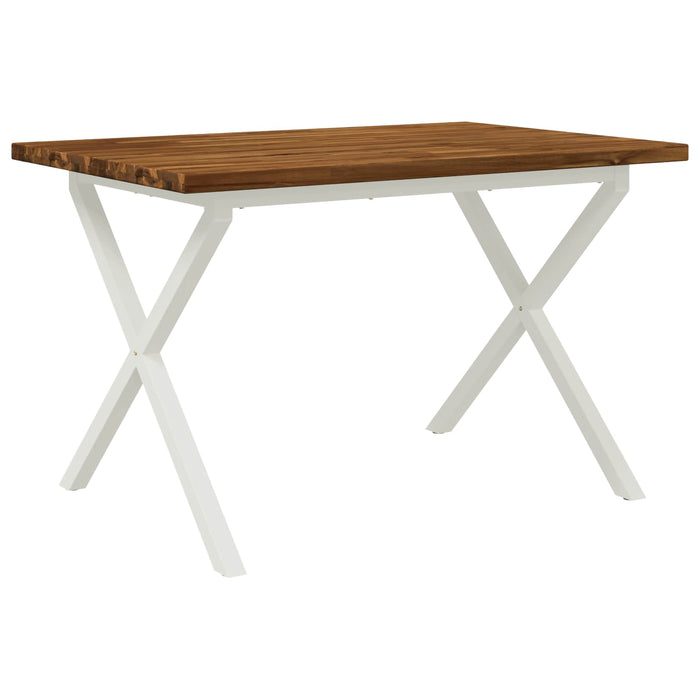Masă de dining pătrată 120 x 70 x 75 cm Lemn Solid de Acacia - WALTI WALTI