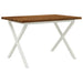 Masă de dining pătrată 120 x 70 x 75 cm Lemn Solid de Acacia - WALTI WALTI