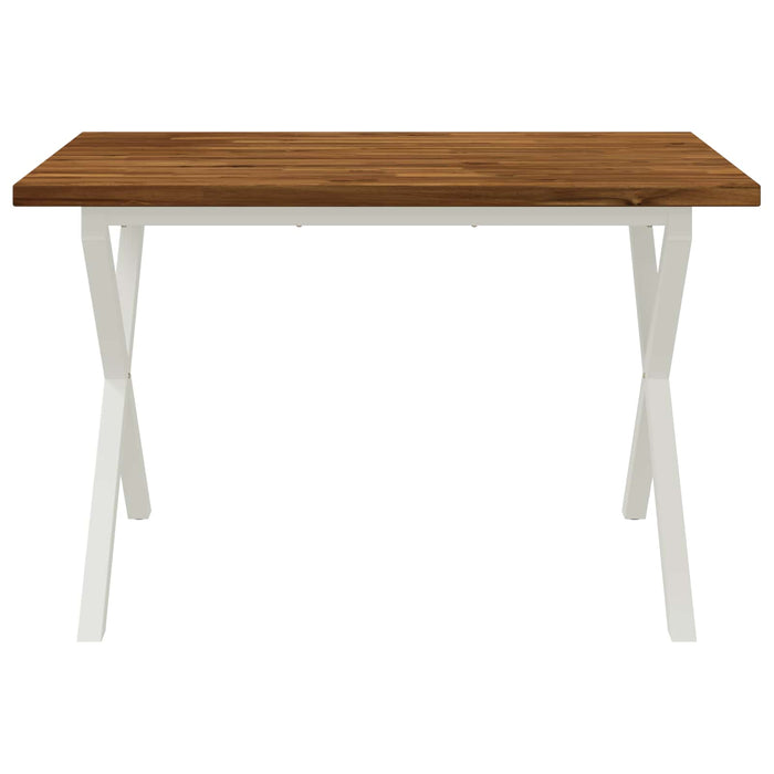 Masă de dining pătrată 120 x 70 x 75 cm Lemn Solid de Acacia - WALTI WALTI