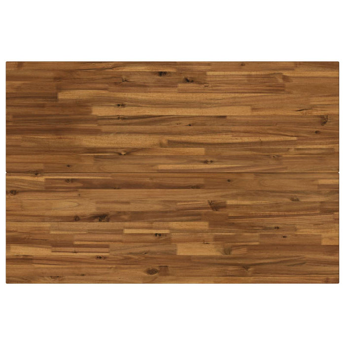 Masă de dining pătrată 120 x 70 x 75 cm Lemn Solid de Acacia - WALTI WALTI