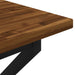 Masă de dining pătrată 80 x 80 x 75 cm Lemn Solid de Acacia - WALTI WALTI