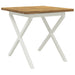 Masă de dining pătrată 80 x 80 x 75 cm Lemn Solid de Acacia - WALTI WALTI