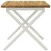 Masă de dining pătrată 80 x 80 x 75 cm Lemn Solid de Acacia - WALTI WALTI