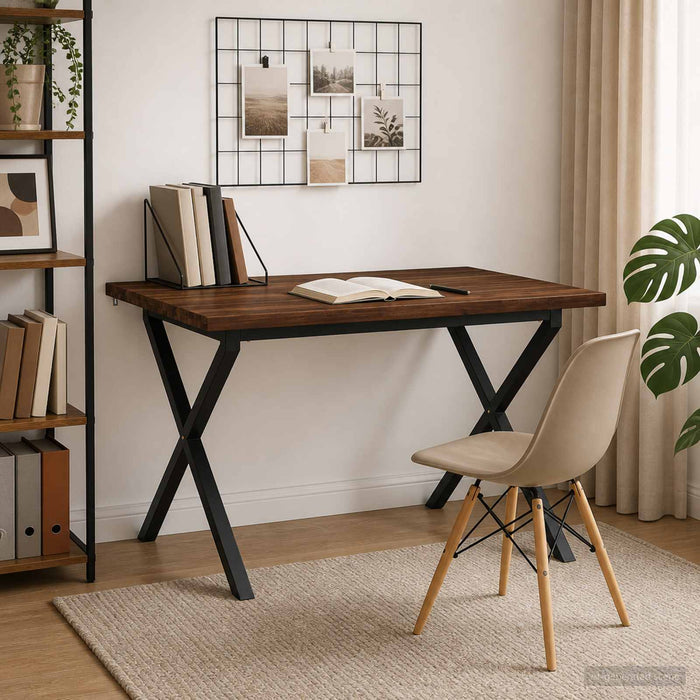 Masă de dining pătrată 120 x 70 x 75 cm Lemn Solid de Acacia - WALTI WALTI