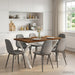 Masă de dining pătrată 120 x 90 x 75 cm Lemn Solid de Acacia - WALTI WALTI